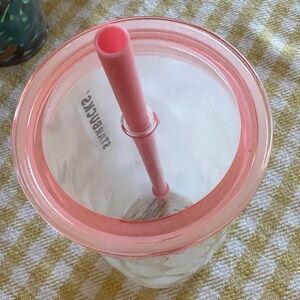 Clear Starbucks tumbler